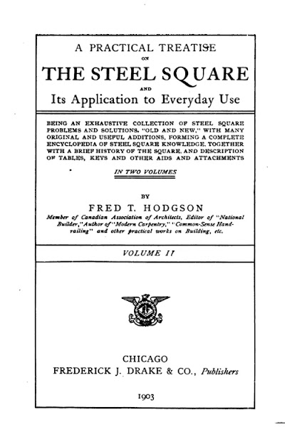 practical treatise on the steel square vol 2 1913