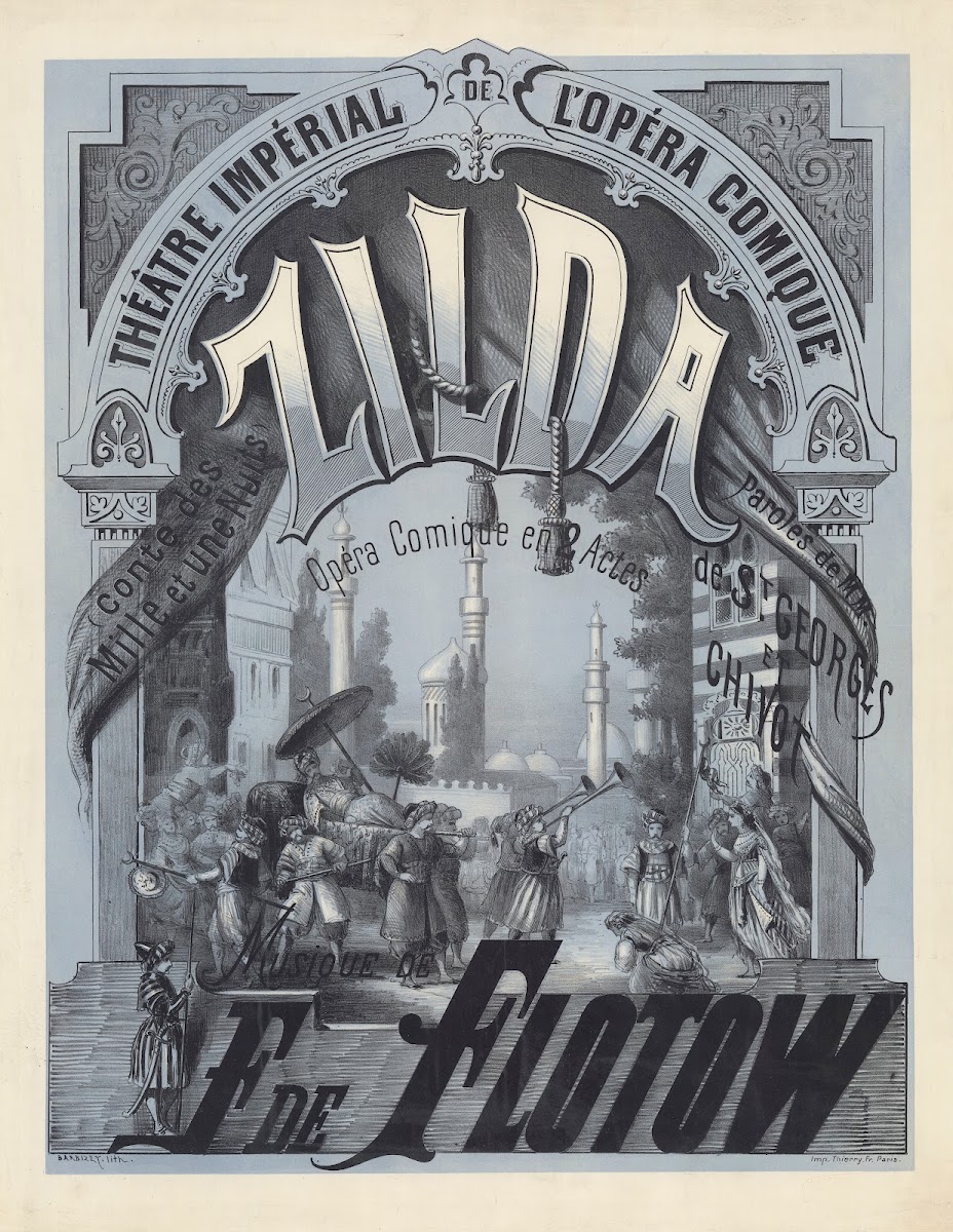 Théâtre Imperial de lOpéra Comique Zilda Opéra comique en deux actes 1866