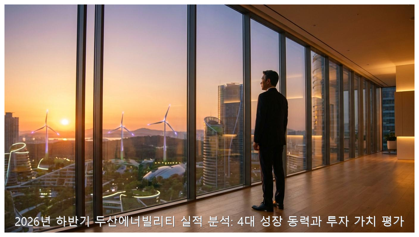 2026년 하반기 두산에너빌리티 실적 분석: 4대 성장 동력과 투자 가치 평가 핵심 안내 및 분석 인포그래픽 (6)