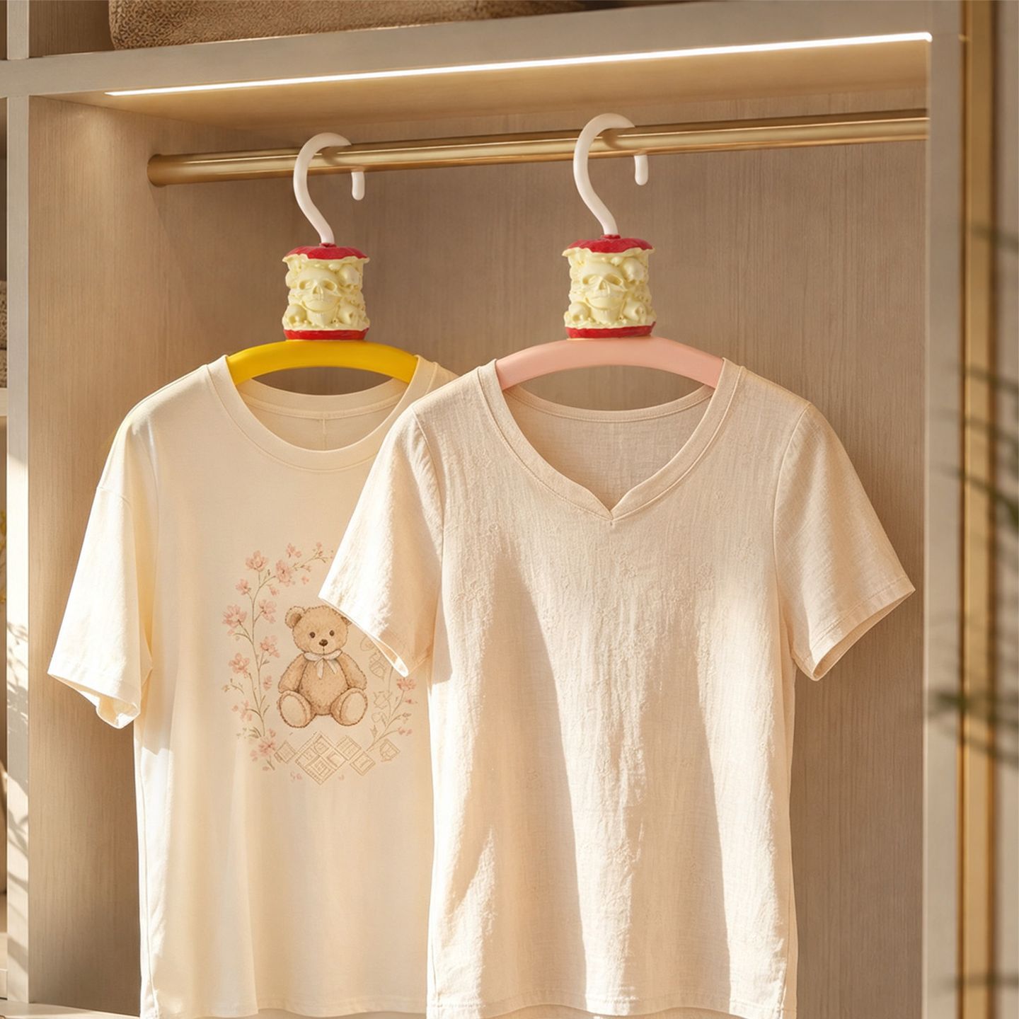 Children's hanger with design, non-slip