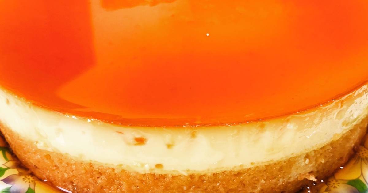Gato flan cake