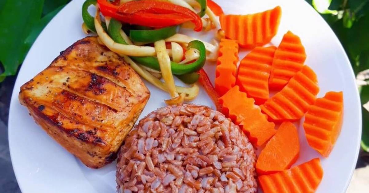 Cơm gạo lứt healthy