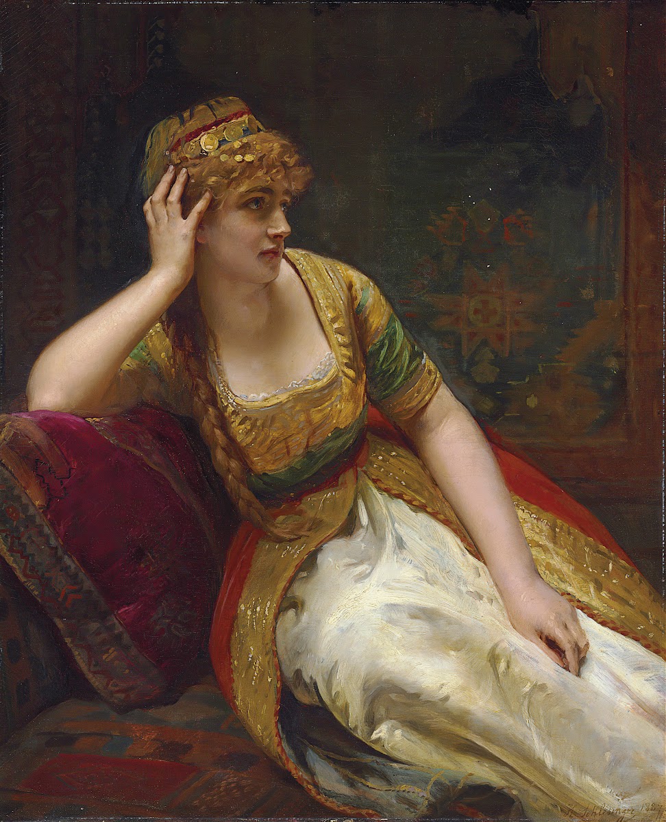 A harem beauty 1887