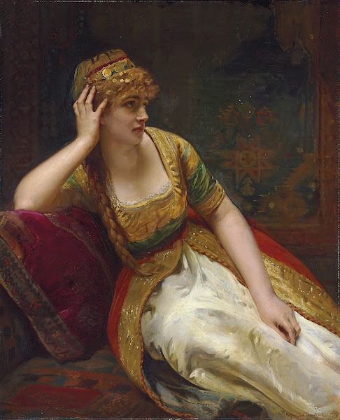 A harem beauty 1887