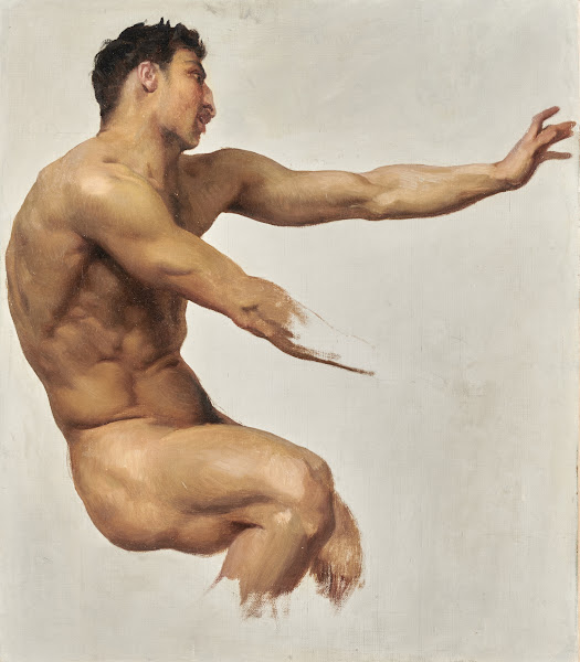 Study Of Satyr For Nymphs And Satyr C 1873