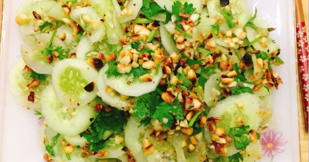 Dưa chuột nộm lạc