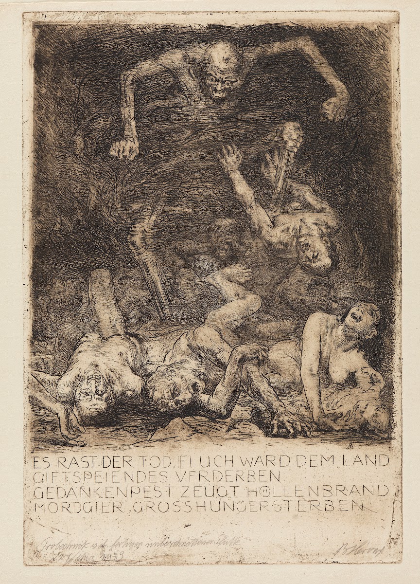 Ein Totentanz Zwölf Stichradierungen und Sinnsprüche 1939 1943