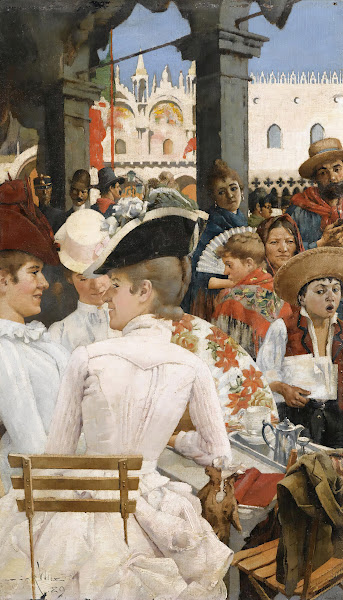 The Cafe St Marks Square Venice 1889