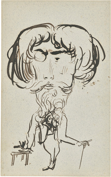 Portrait study of James Abbott McNeil Whistler 1834 1903