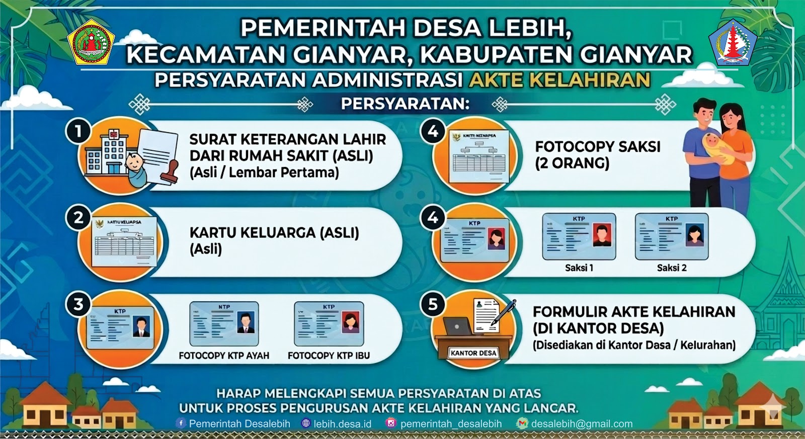 Administrasi Akta Kelahiran