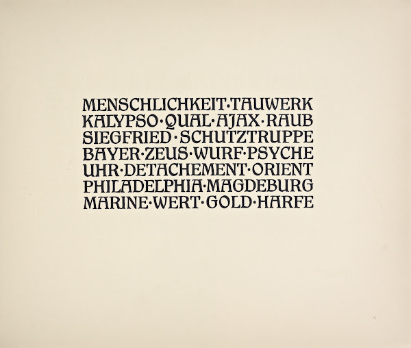 Beispiele kunstlerischer Schrift Pl086 1900