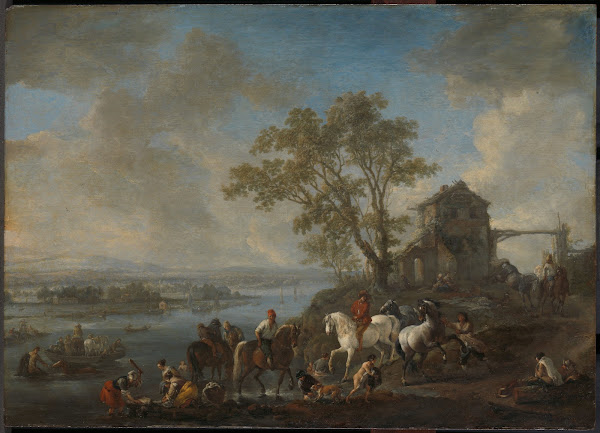 Horsepond on a River c 1662   1663