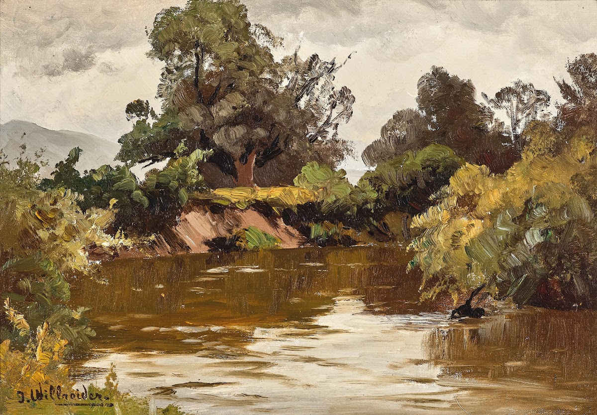 A river landscape