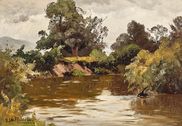 A river landscape