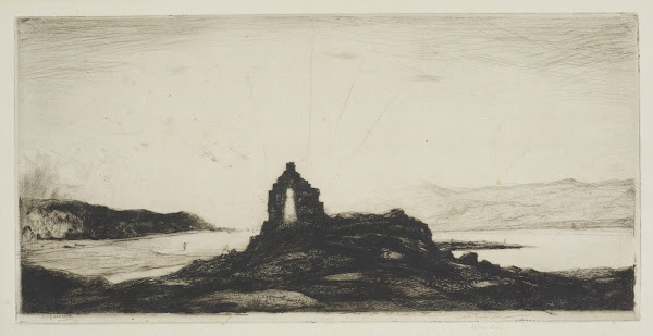 Killundine Castle Sound of Mull Argyll 1929