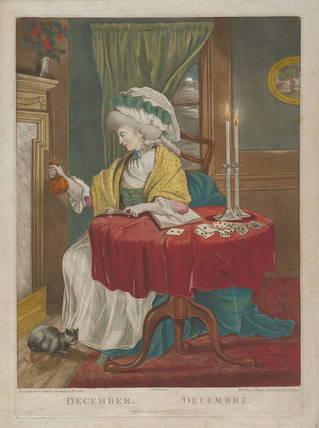 December from The Twelve Months 18th century