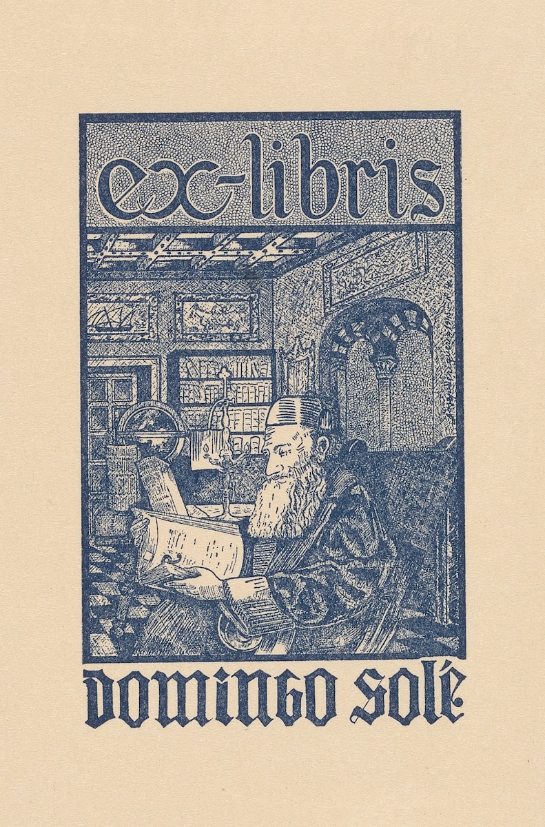 Ex libris van Domingo Solé