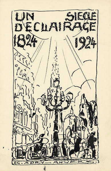 Ontwerp voor Verlichting Un siecle déclairage 1924