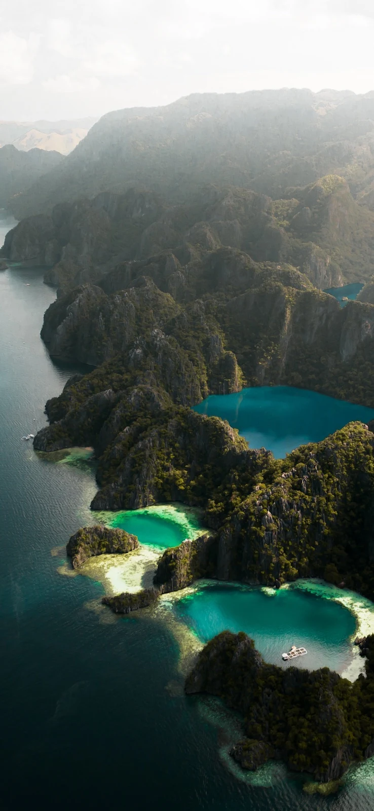 A Cool Nature, Coron, Beach, Water, Mountain Full HD iPhone Wallpaper for Free Download in High Quality [1080x2340]