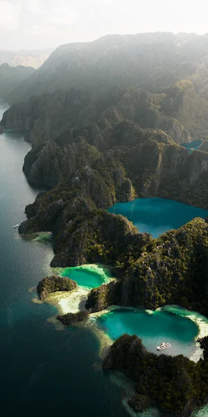 Nature, Coron, Beach, Water, Mountain Full HD iPhone Wallpaper Background