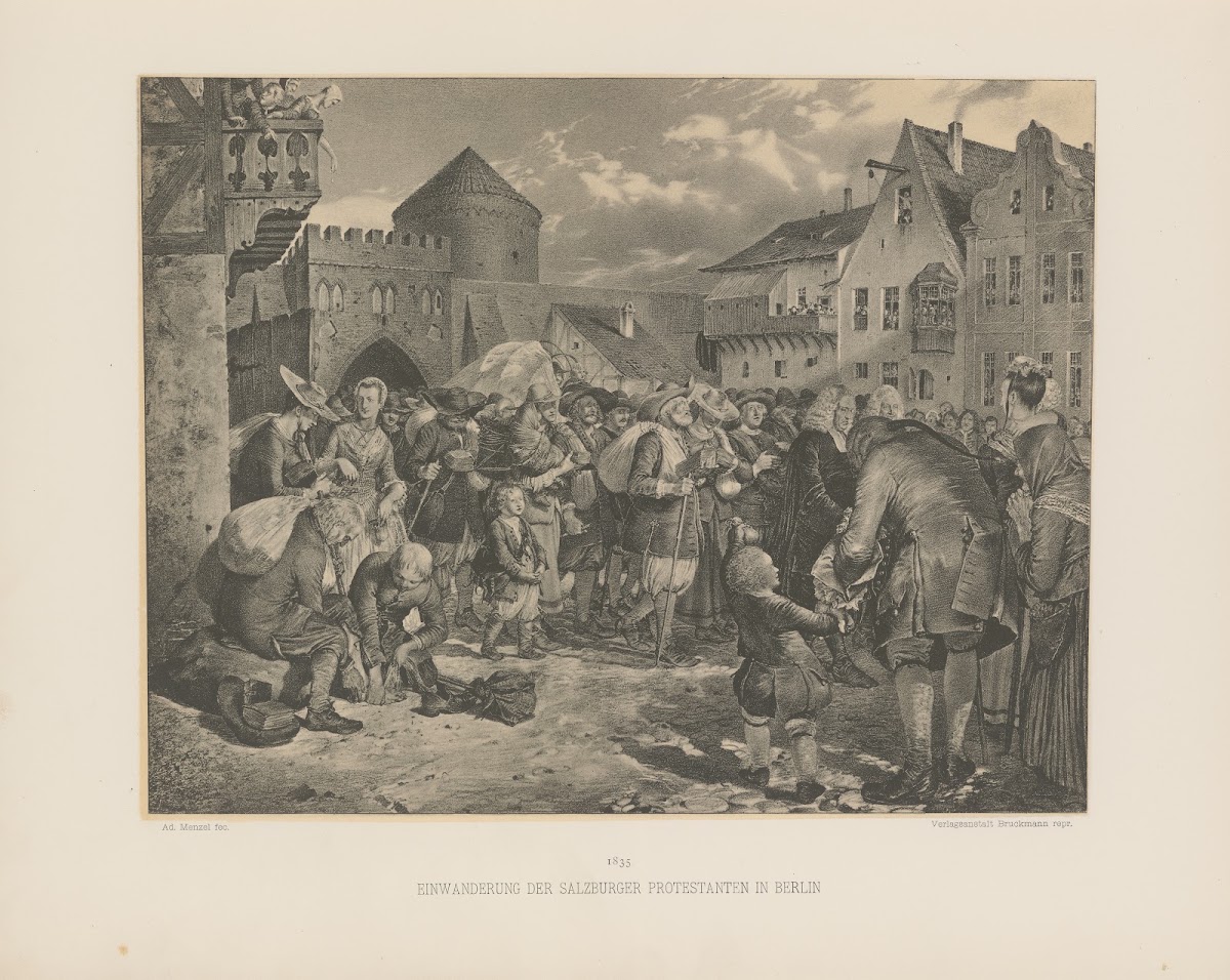 Einwanderung Der Salzburger Protestanten In Berlin 1895