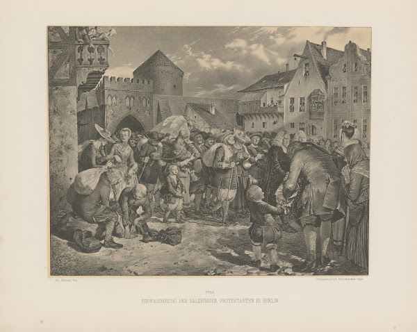 Einwanderung Der Salzburger Protestanten In Berlin 1895