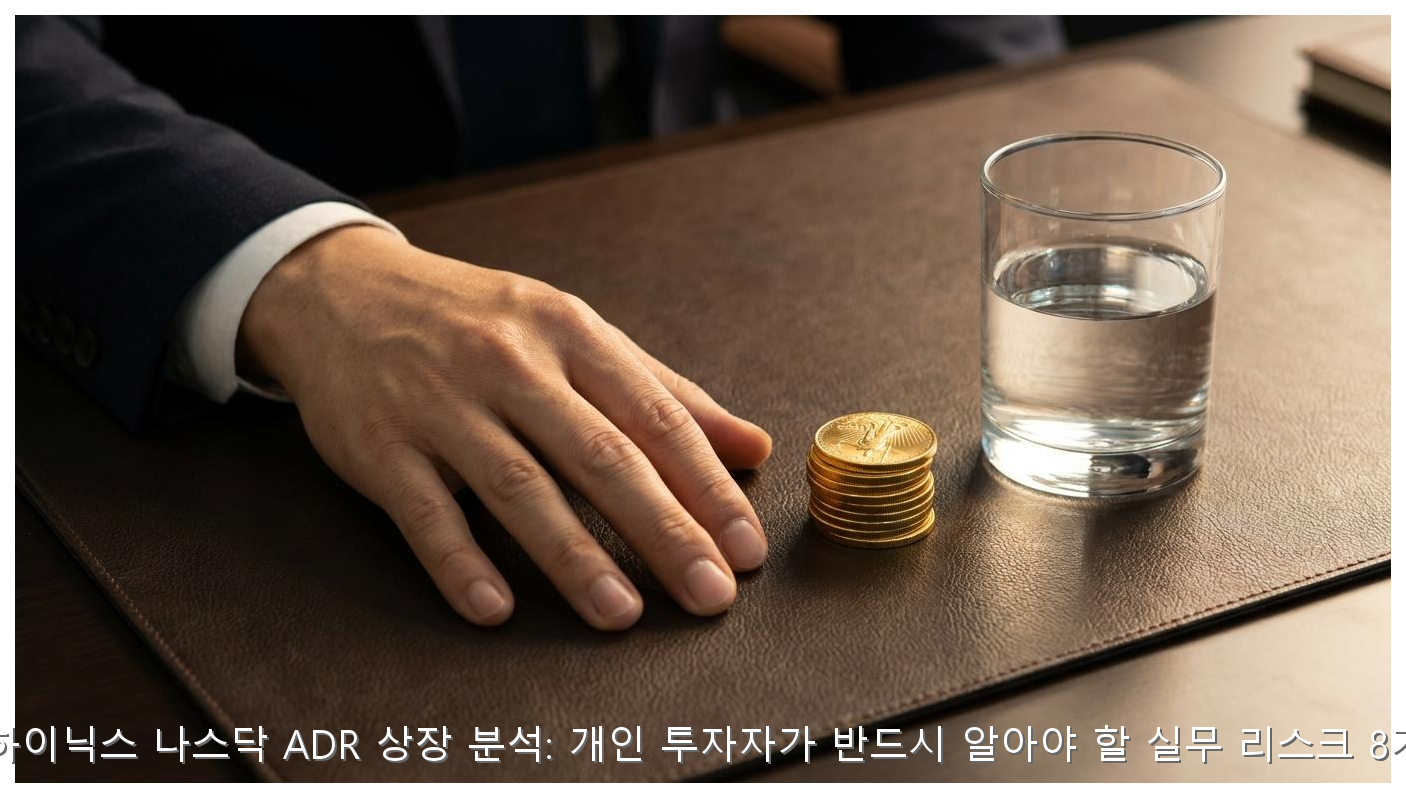 SK하이닉스 나스닥 ADR 상장 분석: 개인 투자자가 반드시 알아야 할 실무 리스크 8가지 핵심 안내 및 분석 인포그래픽 (3)