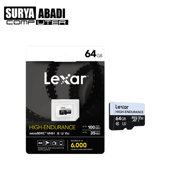 MICRO SD LEXAR HIGH ENDURANCE 64 GB