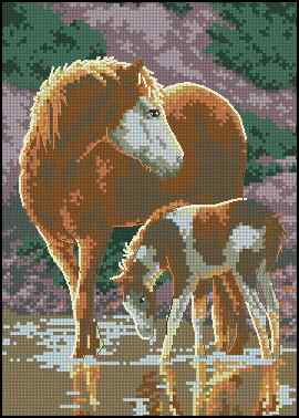 CMP 400278 Horse And Horse