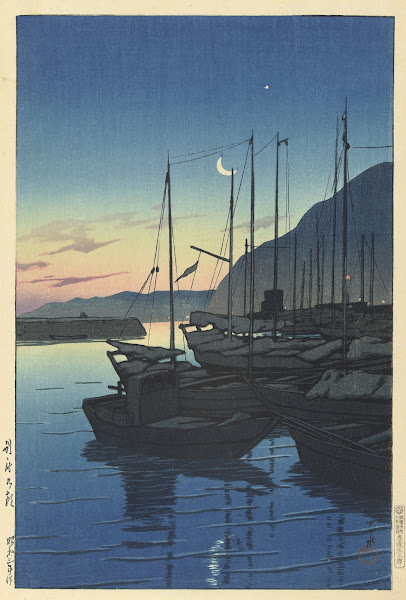 Beppu no asa Dawn at Beppu 1928