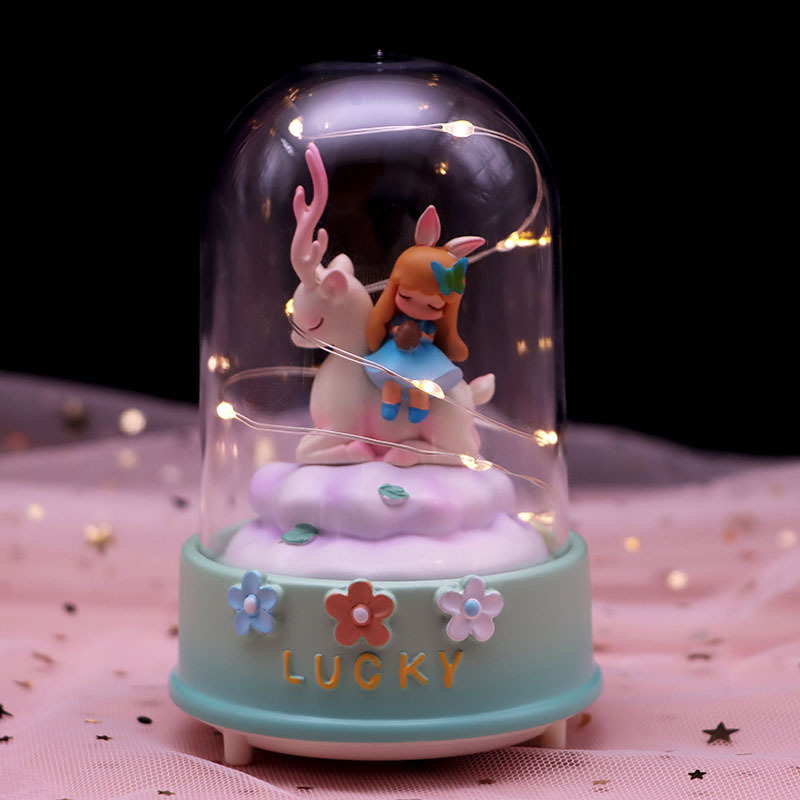 Decorative Star String Light with Music Box Function