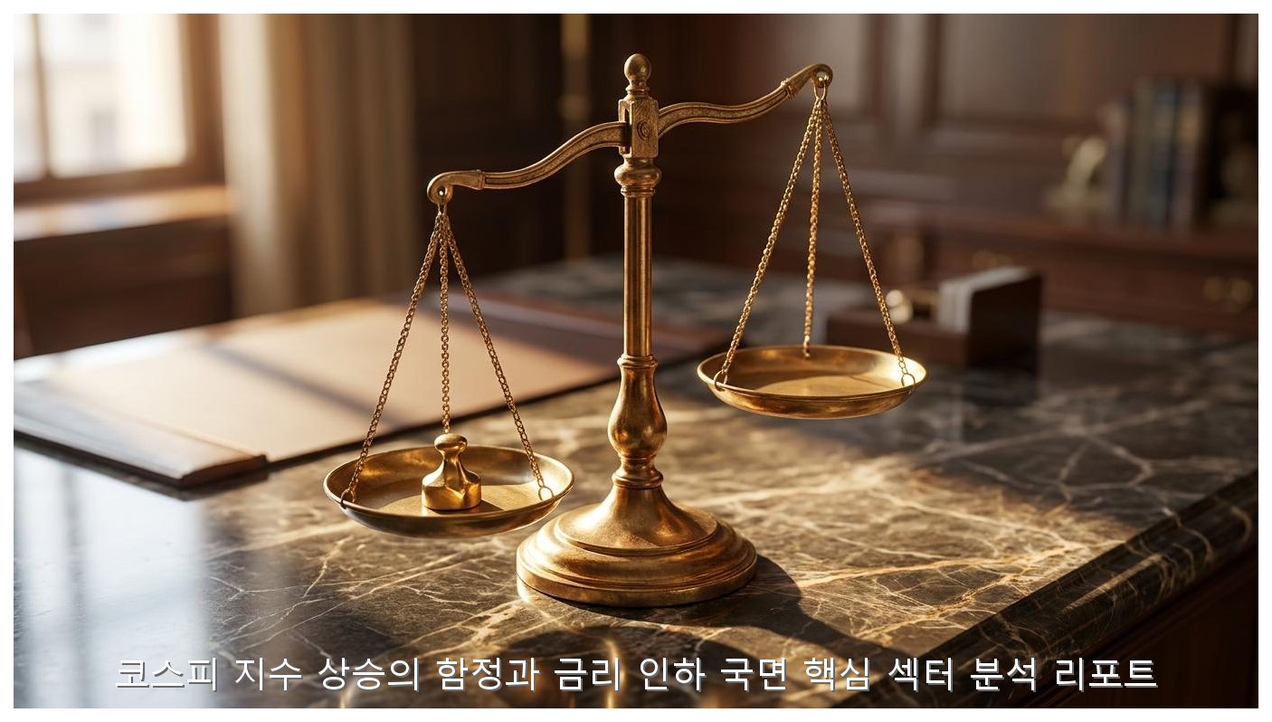 코스피 지수 상승의 함정과 금리 인하 국면 핵심 섹터 분석 리포트 핵심 안내 및 분석 인포그래픽 (3)