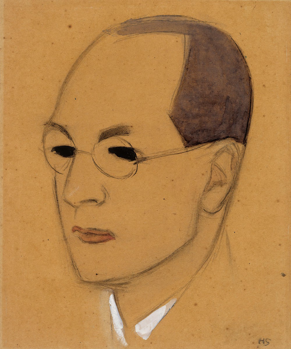 Portrait Of Jalo Sihtola Sketch 1928