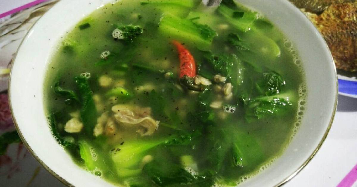Canh Cải Thìa Nấu Hến