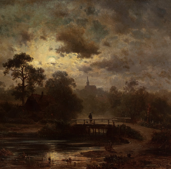 Landscape by moonlight 1852