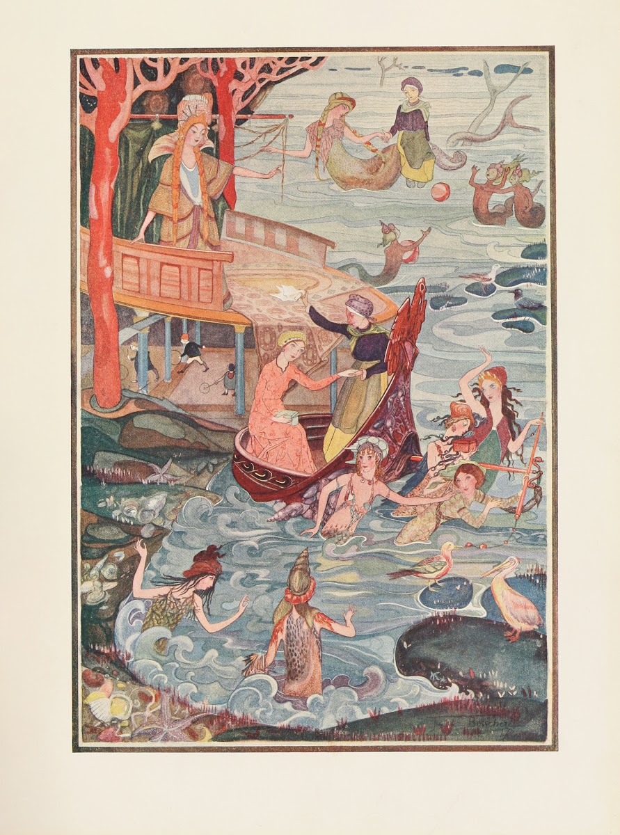 The Mermaid the Mother and her Daughter 1917