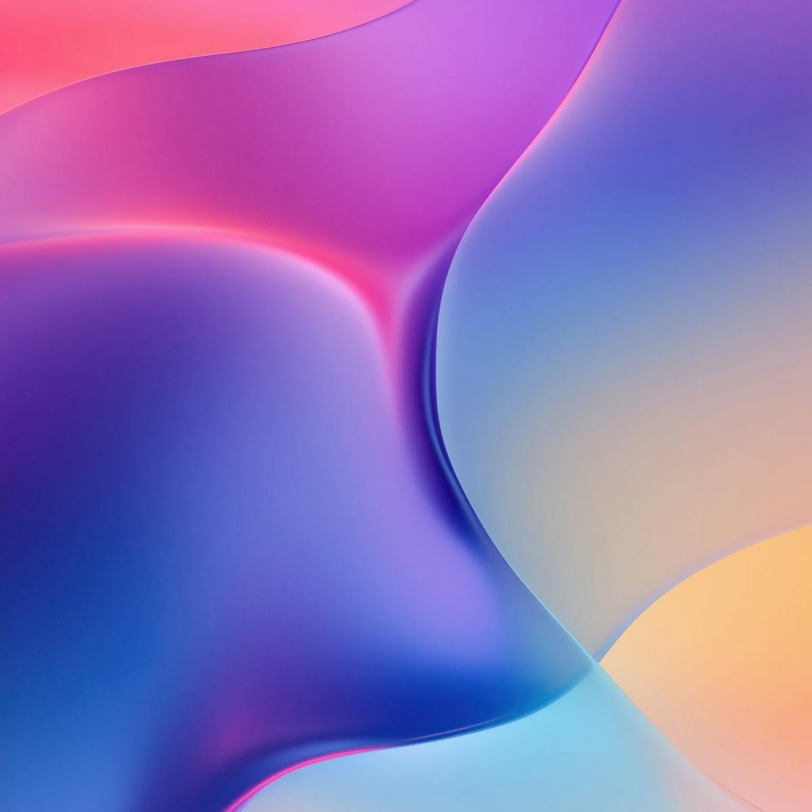 Download Vibrant Fluid Gradient Waves iPhone