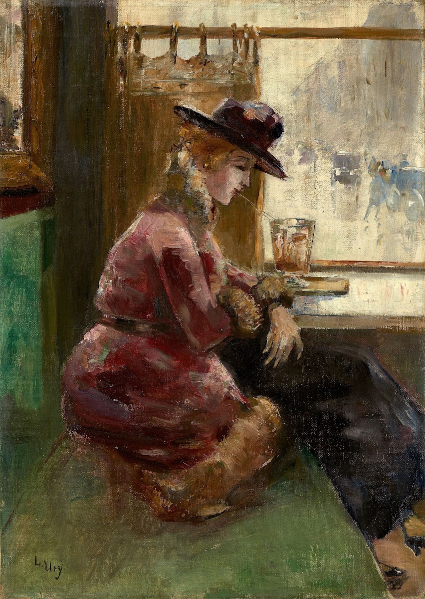 Lady in a Café Berlin 1910 1920