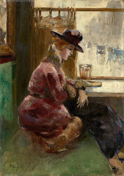 Lady in a Café Berlin 1910 1920