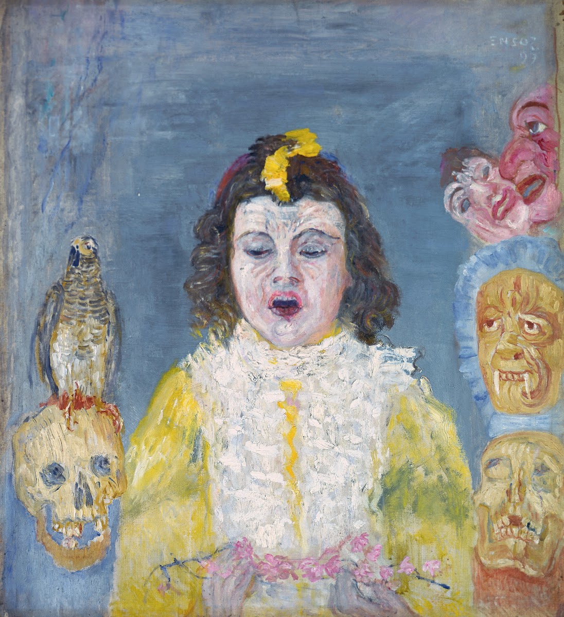 Girl with Masks Communion 1921