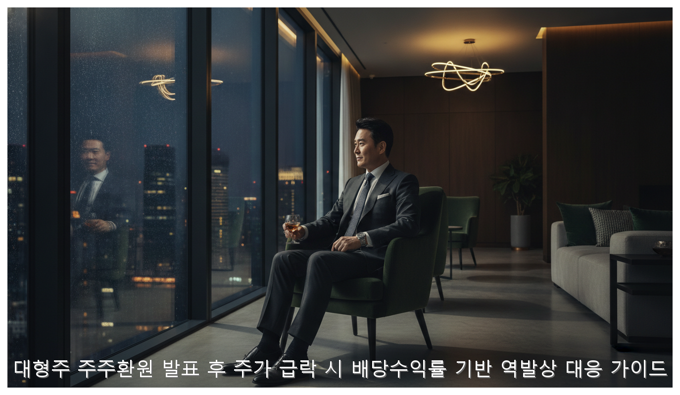 대형주 주주환원 발표 후 주가 급락 시 배당수익률 기반 역발상 대응 가이드 핵심 안내 및 분석 인포그래픽 (2)