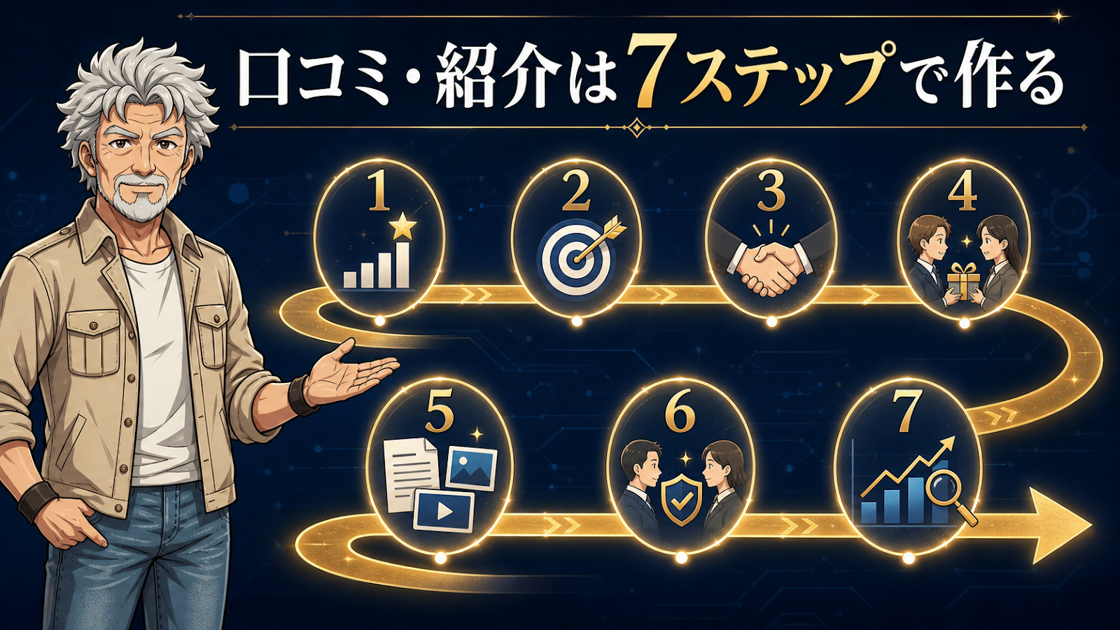 口コミと紹介の仕組みを作る7ステップ