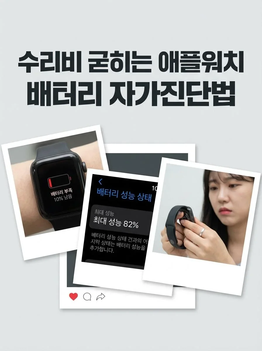 애플워치 배터리 자가진단법