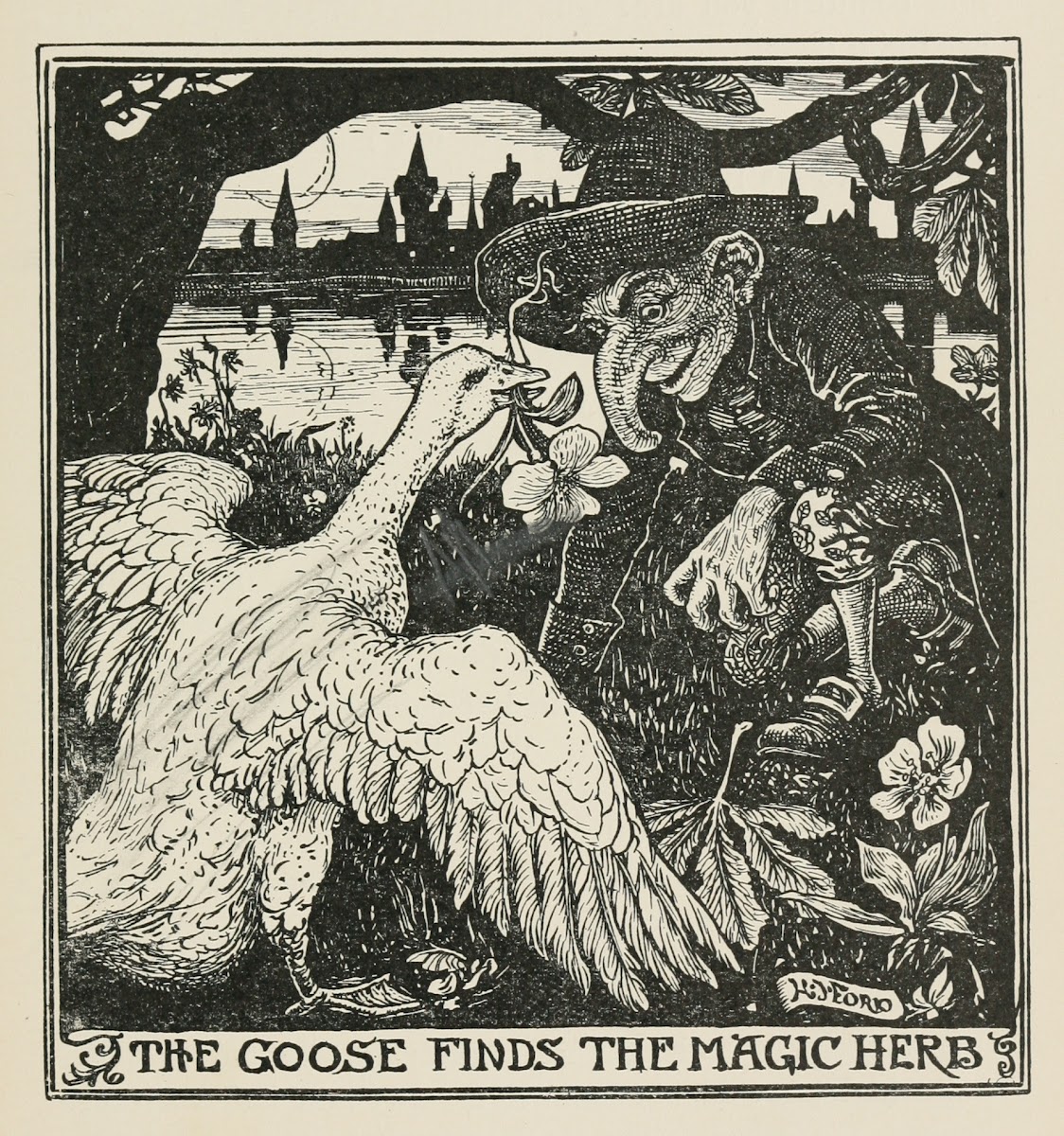 The Goose fnds the Magic Herb 1906