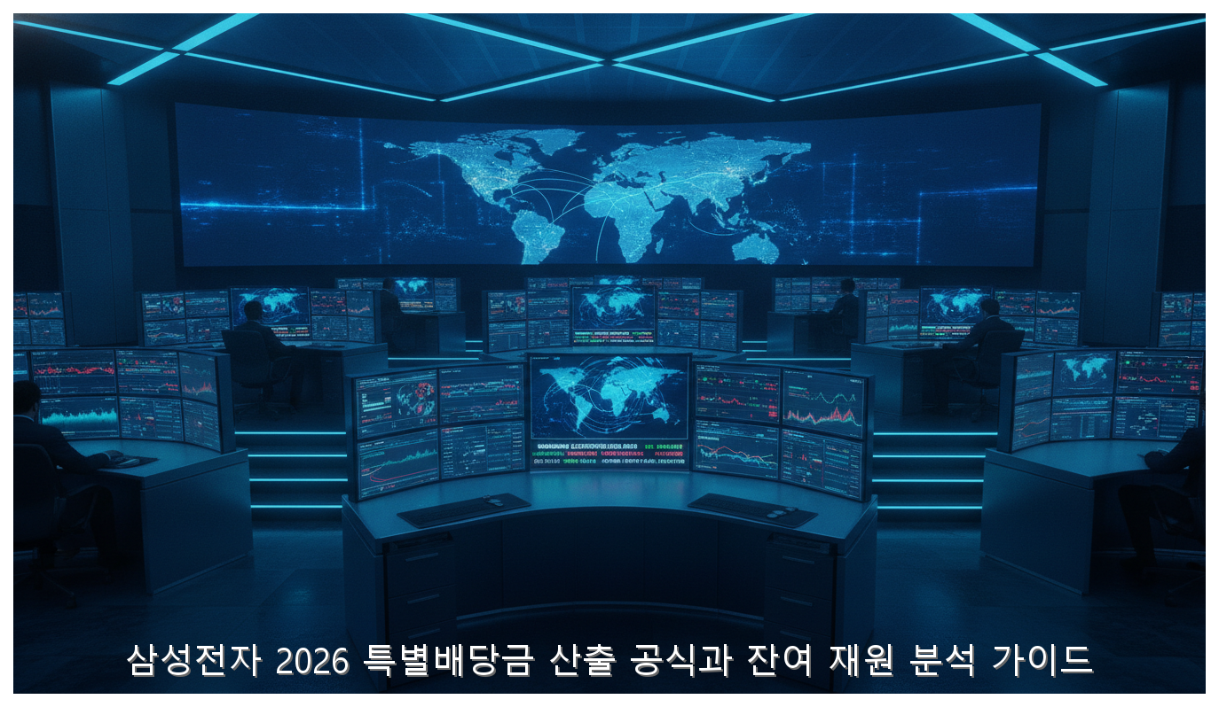 삼성전자 2026 특별배당금 산출 공식과 잔여 재원 분석 가이드 핵심 안내 및 분석 인포그래픽 (8)