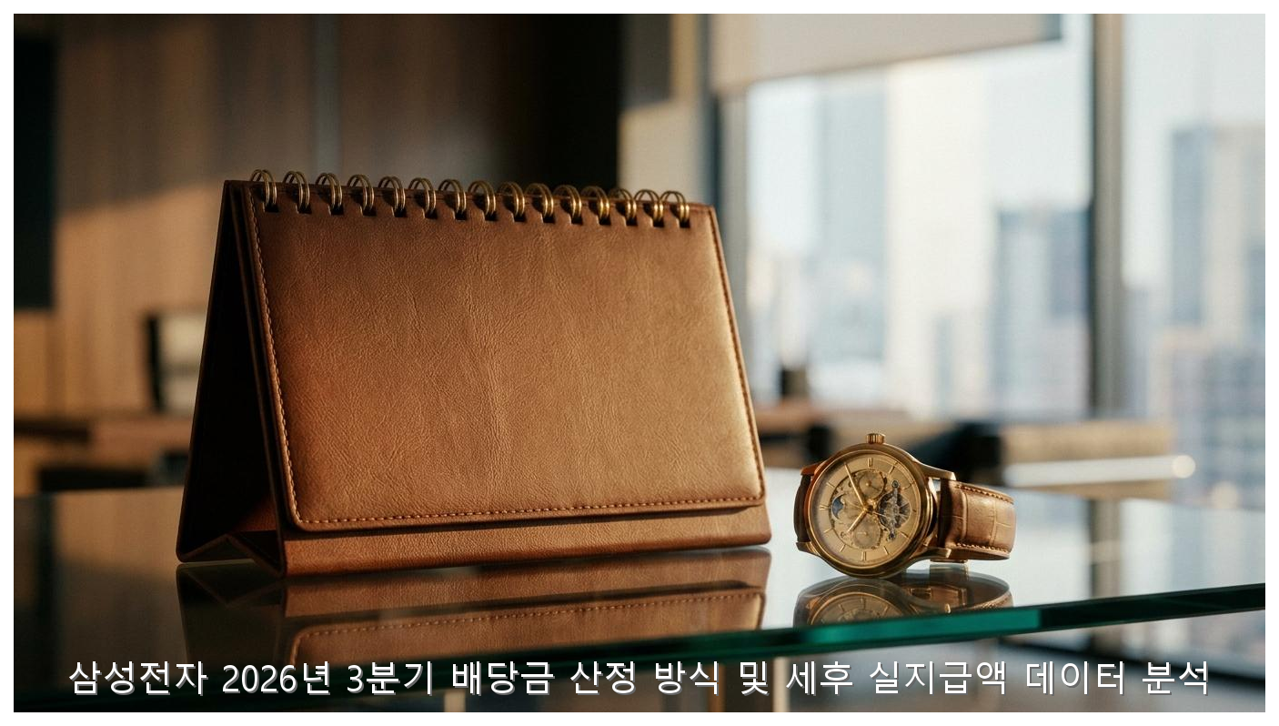 삼성전자 3분기 배당금 산정 및 세후 실지급액 분석 핵심 안내 및 분석 인포그래픽 (4)