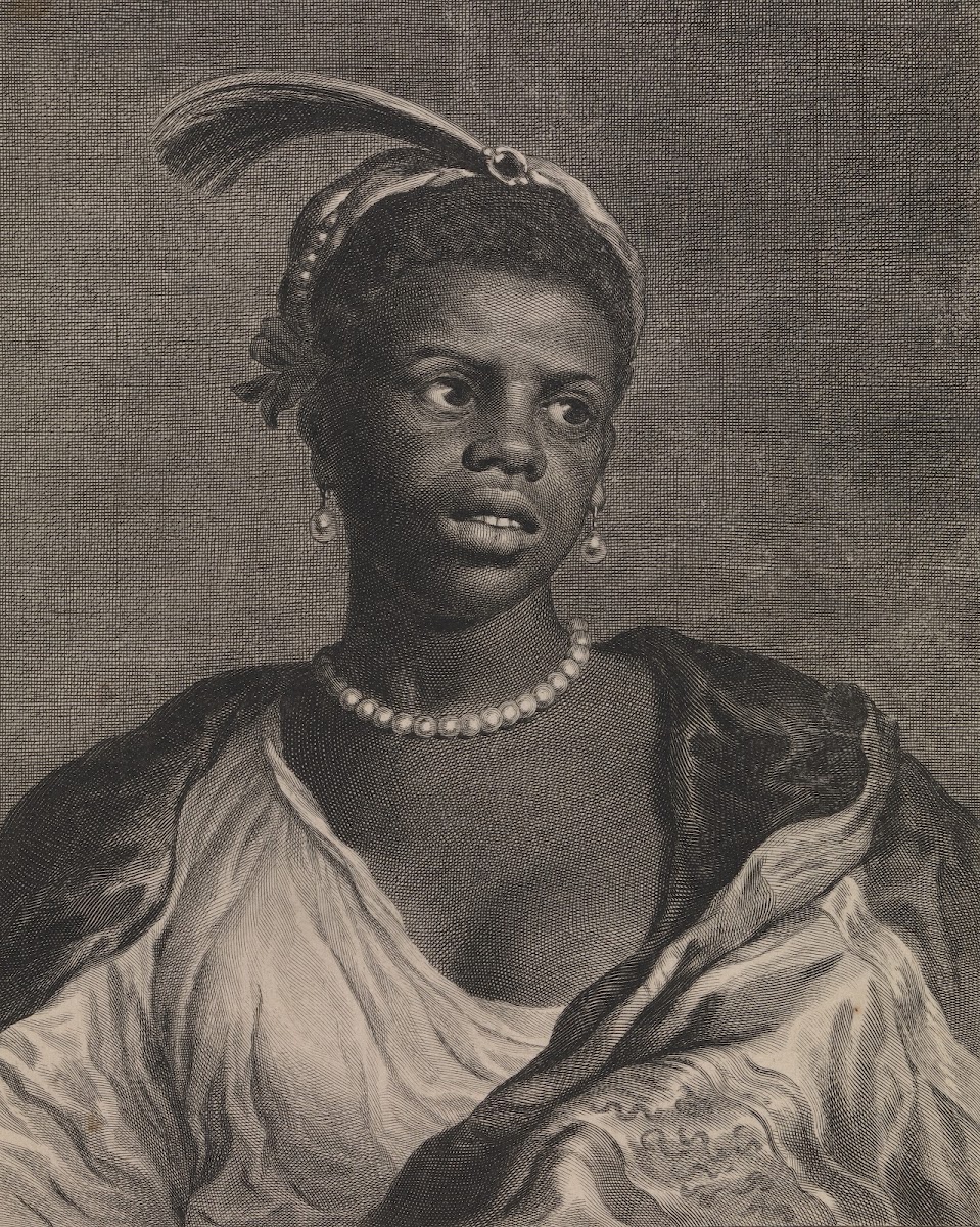Portrait Of An African Woman With Pearl Necklace 1649  1654
