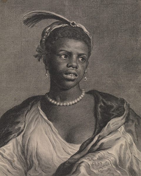 Portrait Of An African Woman With Pearl Necklace 1649  1654