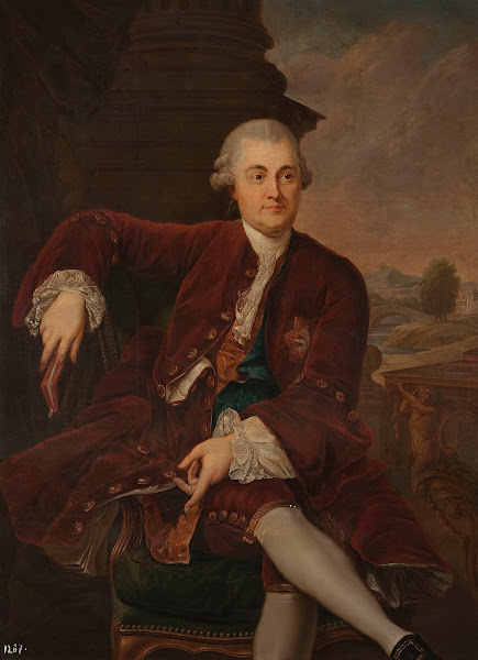 Portrait of Kazimierz Poniatowski 17211800 kings brother 1776