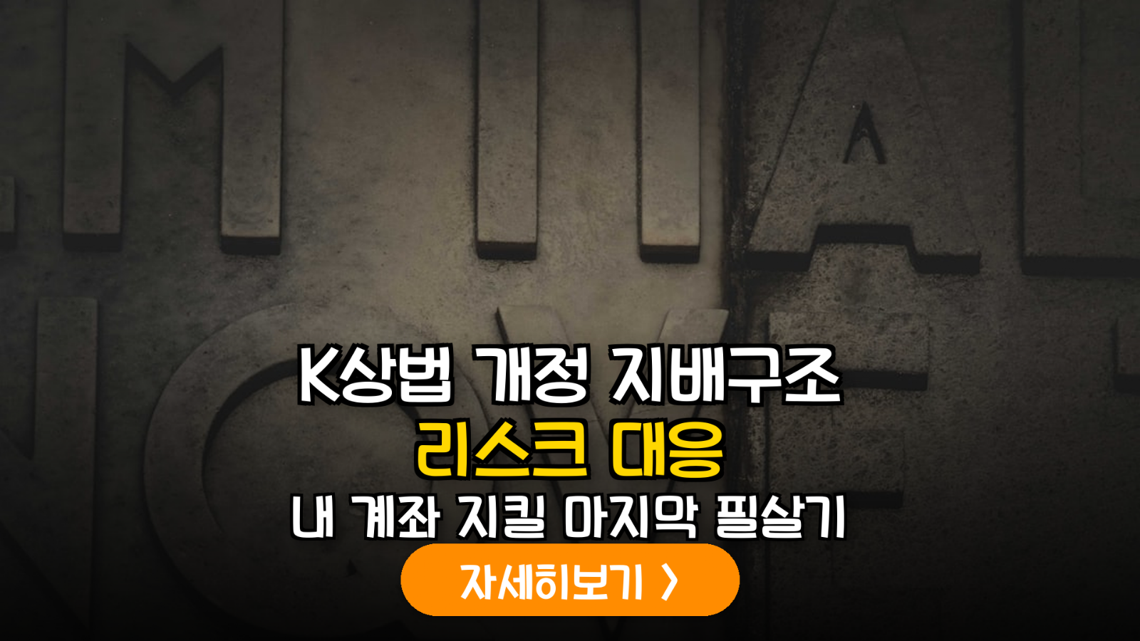 K-상법 개정안 핵심 정리: 물적분할 지배구조 리스크로부터 내 자산을 지키는 법